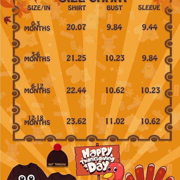 Baby 1st thanksgiving outfits - Picture 3 of 4